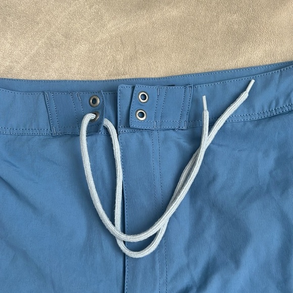 J. Crew Factory Blue Flex Board Shorts, Size 32 - Picture 3 of 11